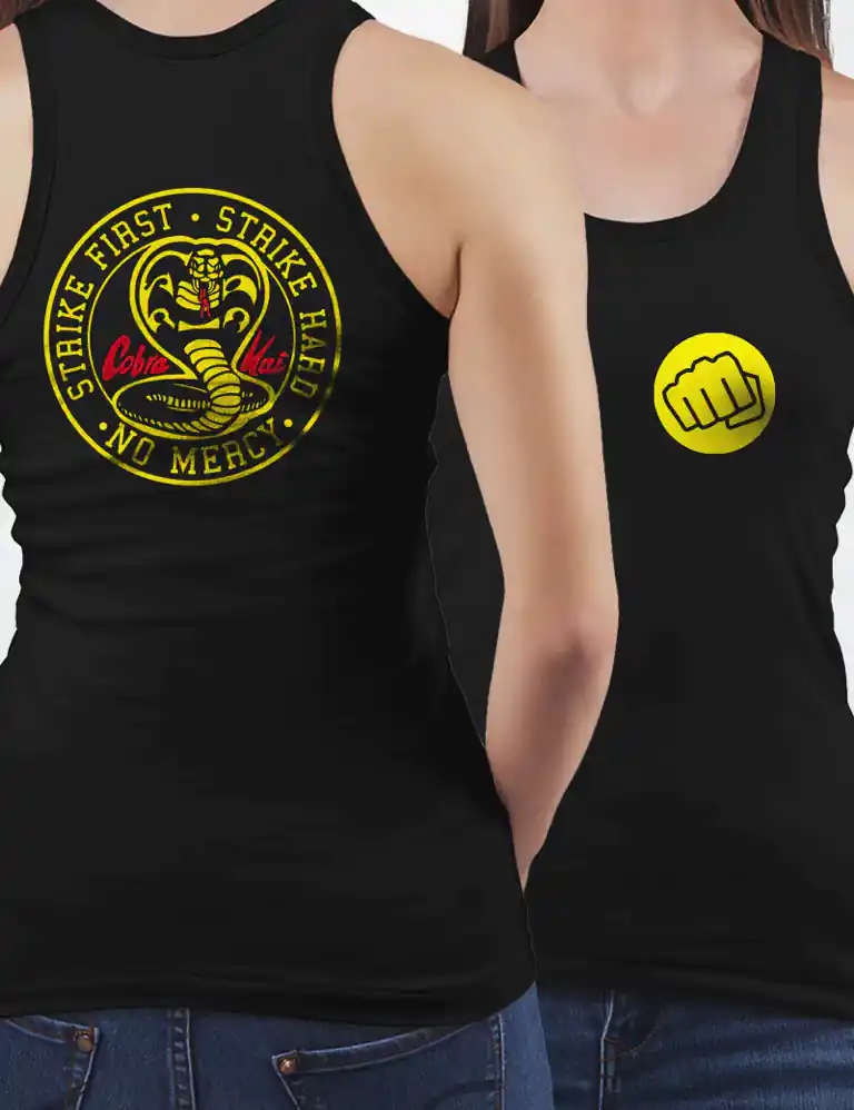 Camiseta Tirantes Cobra Kai Puño