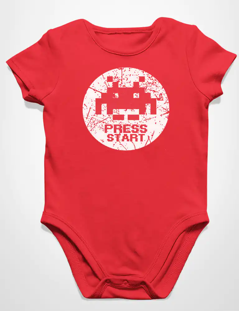Body Bebé Space Invaders Press