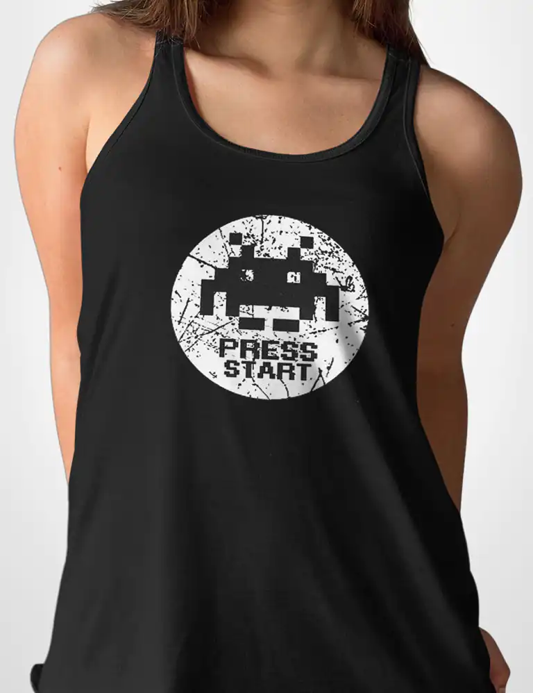 Camiseta Tirantes Space Invaders Press
