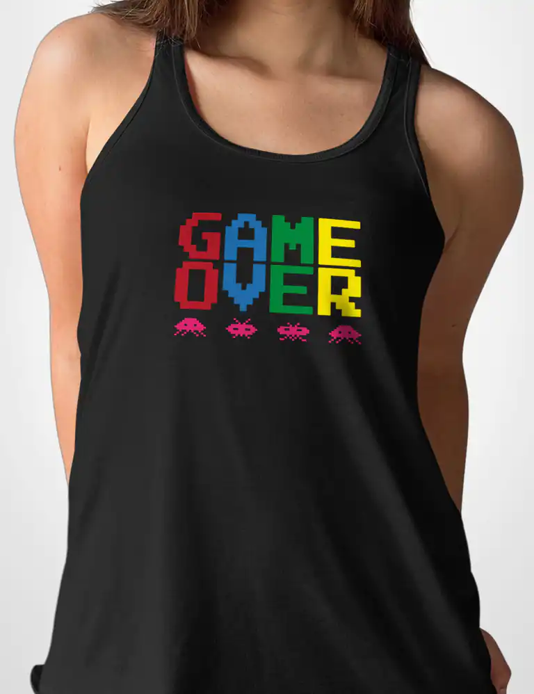 Camiseta Tirantes Game Over
