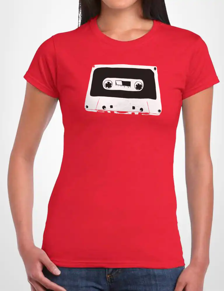 Camiseta Chica Cassette