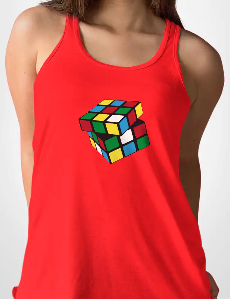 Camiseta Tirantes Cubo Rubik