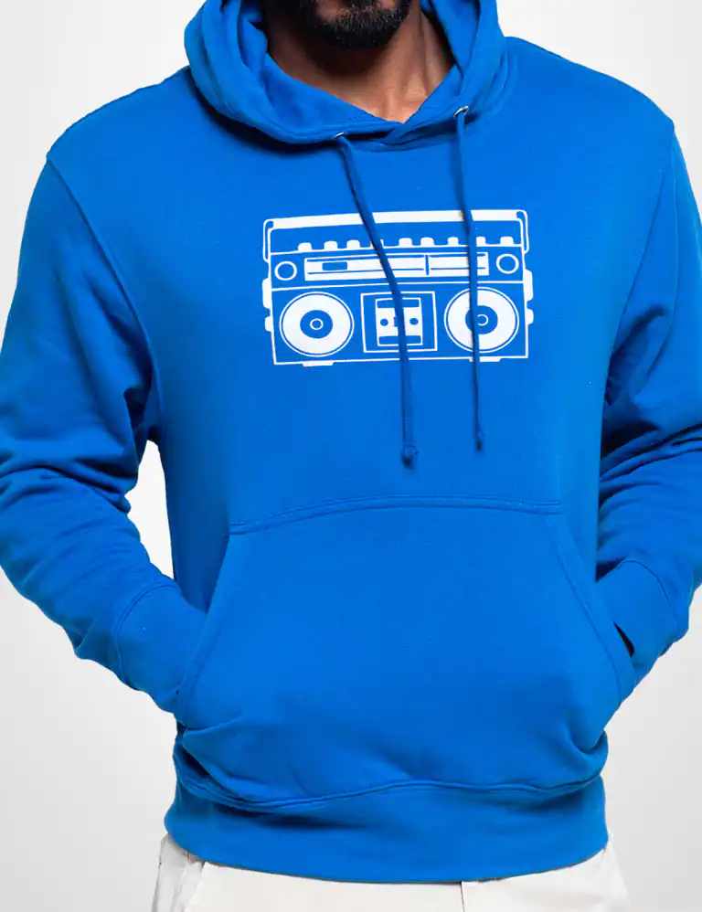 Sudadera Capucha Radio Cassette