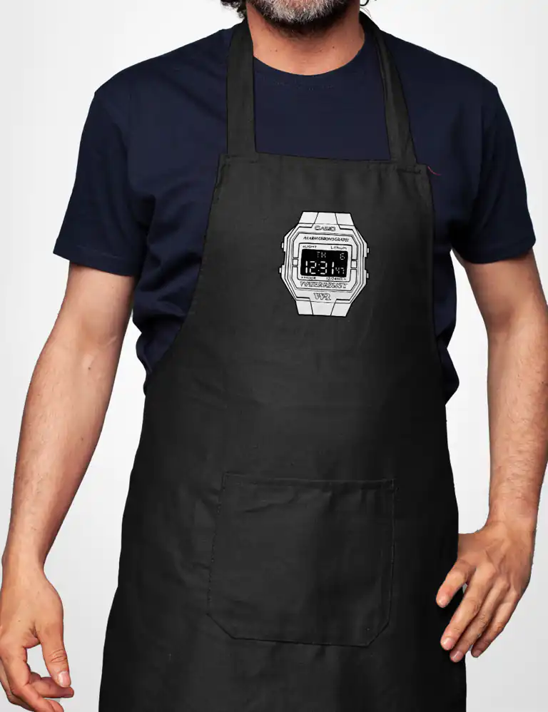 Delantal Reloj Casio