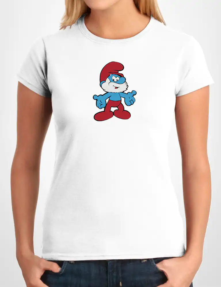 Camiseta Chica Papá Pitufo