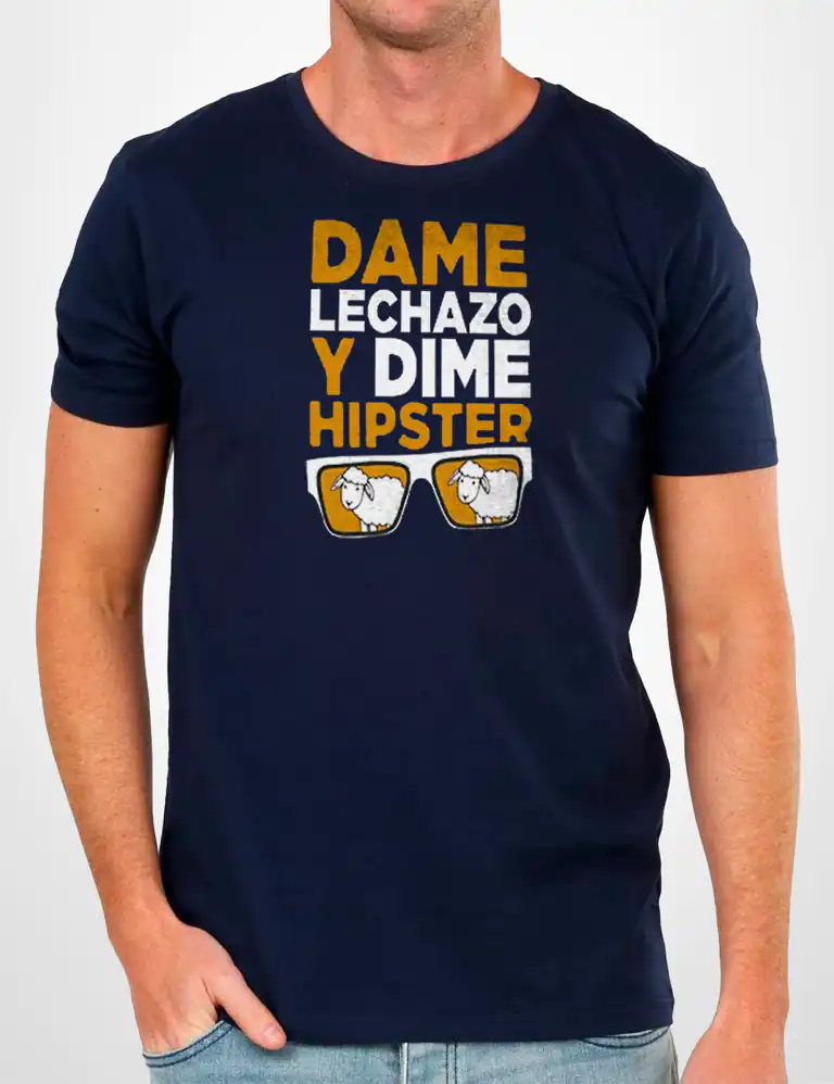 Camiseta Dame Lechazo y Dime Hipster