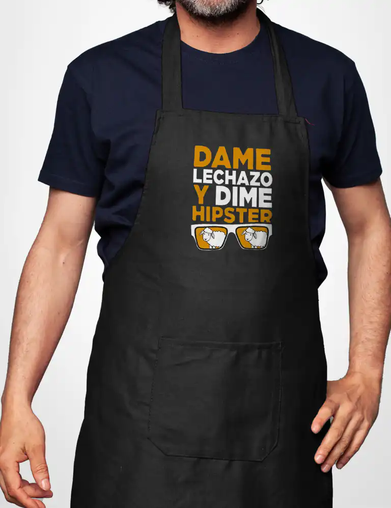 Delantal Dame Lechazo y Dime Hipster