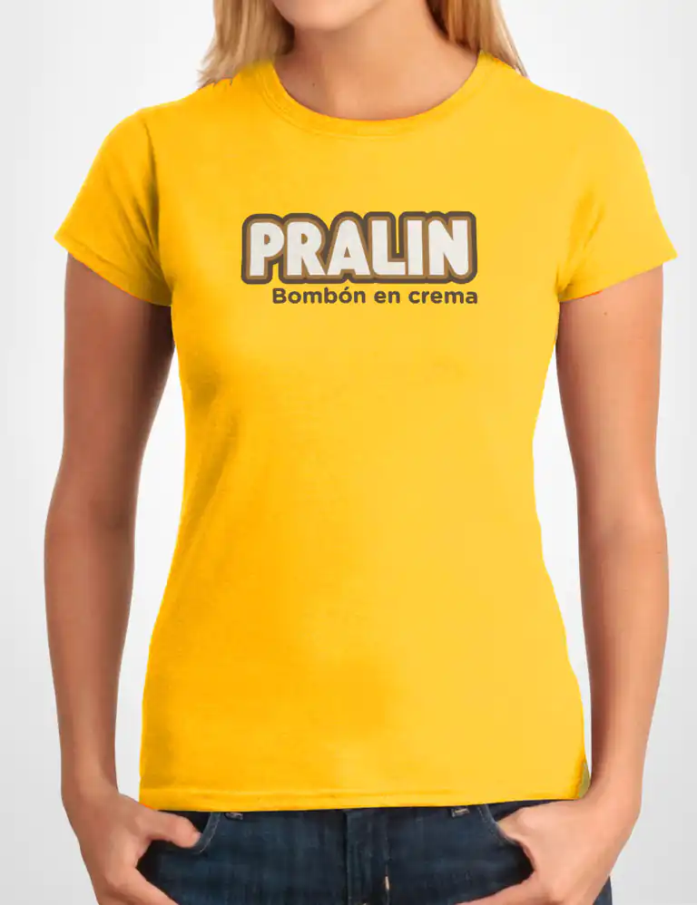 Camiseta Chica Pralín
