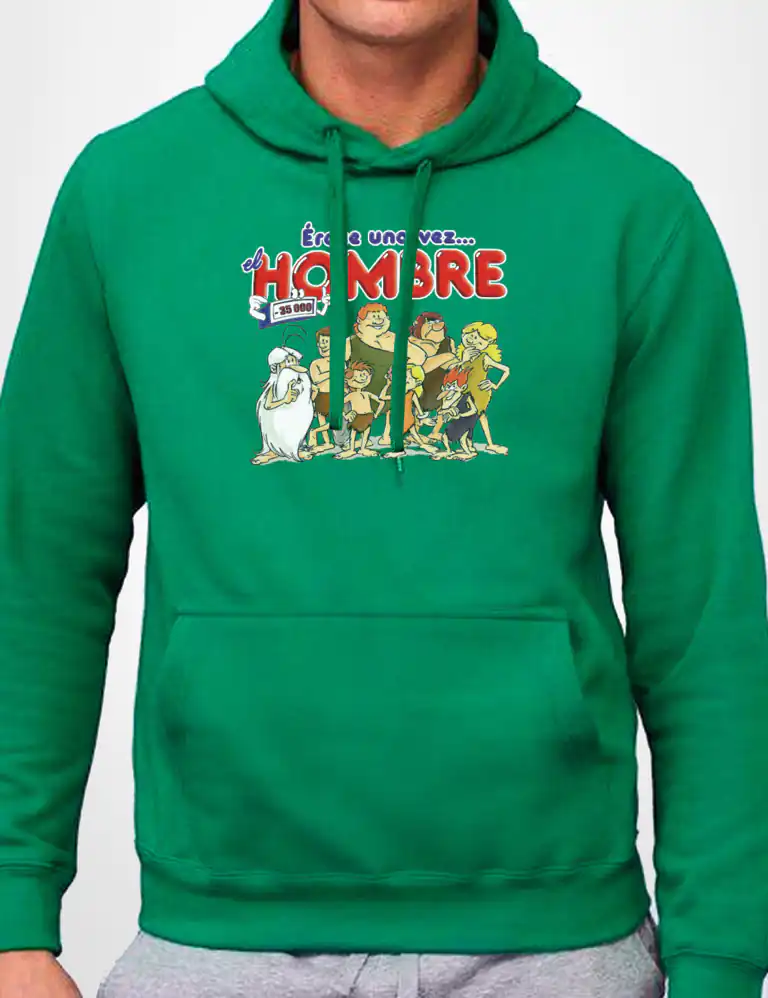Sudadera Capucha Érase una vez el hombre