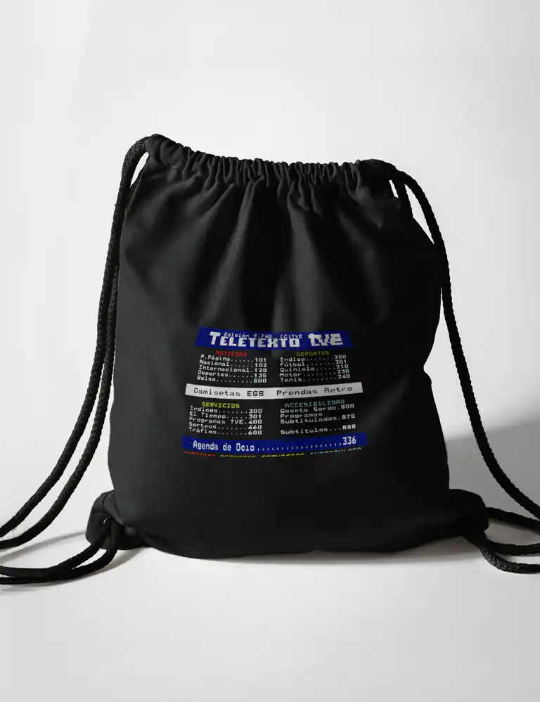 Bolsa Mochila Teletexto