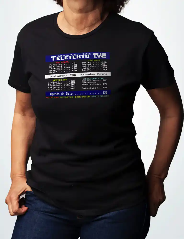 Camiseta Chica Teletexto