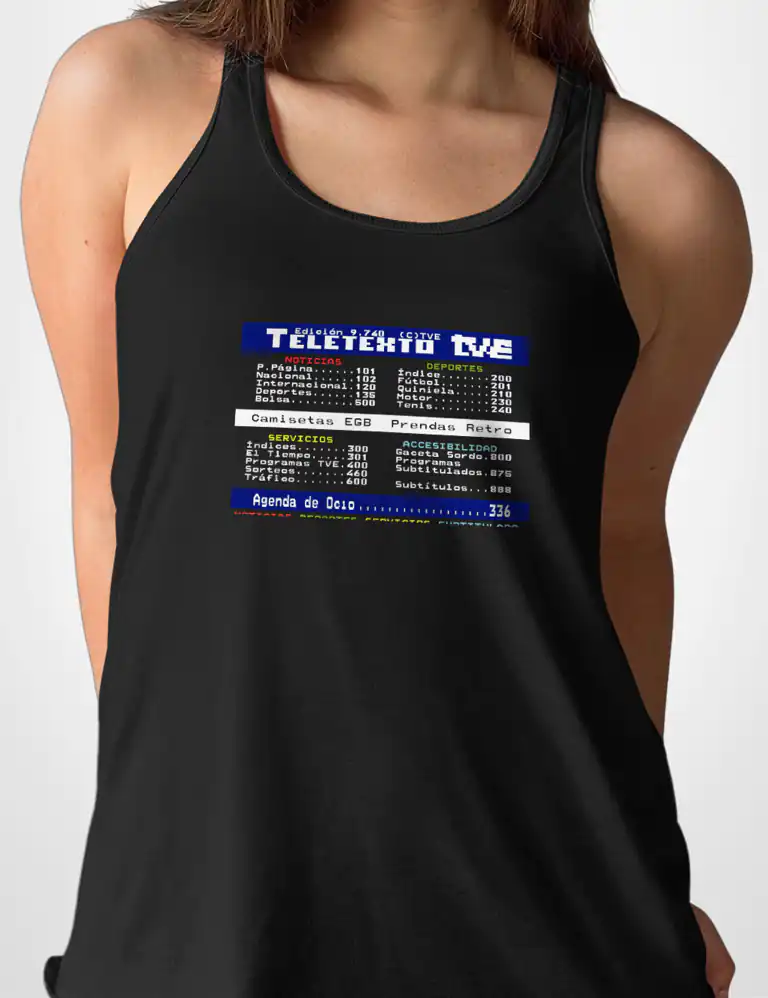 Camiseta Tirantes Teletexto