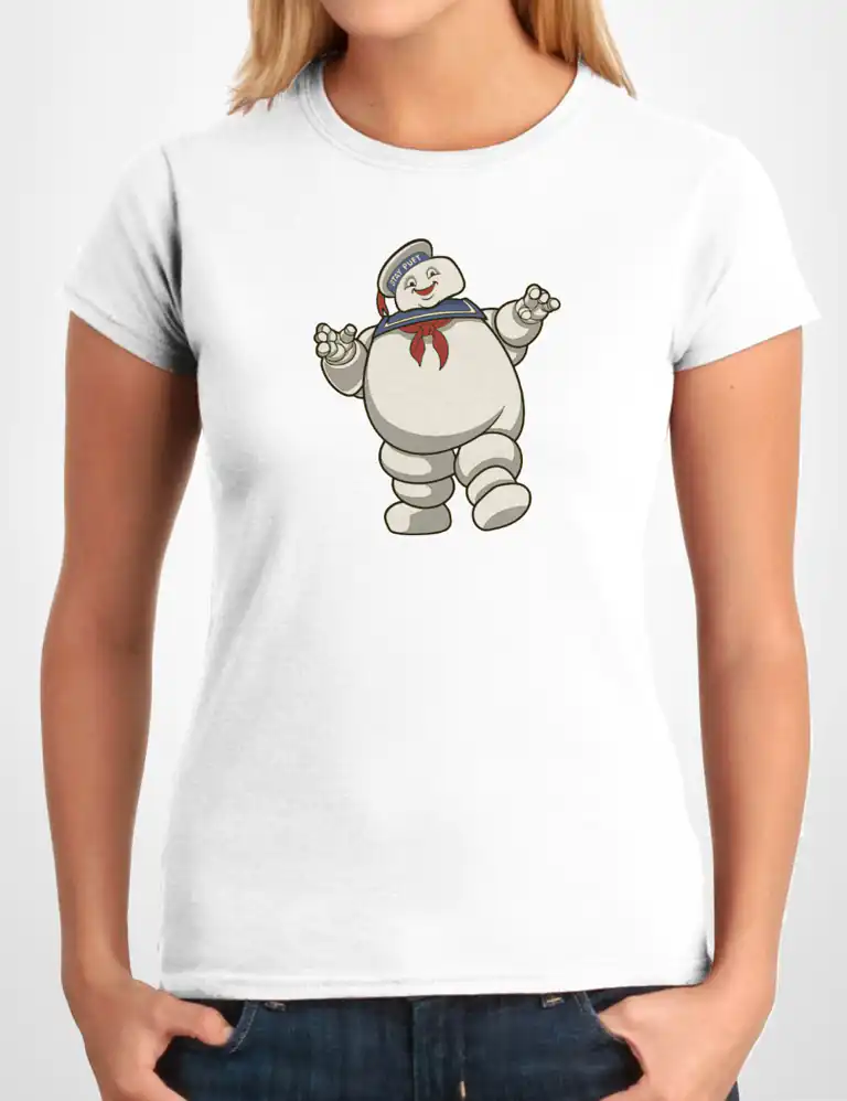 Camiseta Chica Cazafantasmas Stay Puft