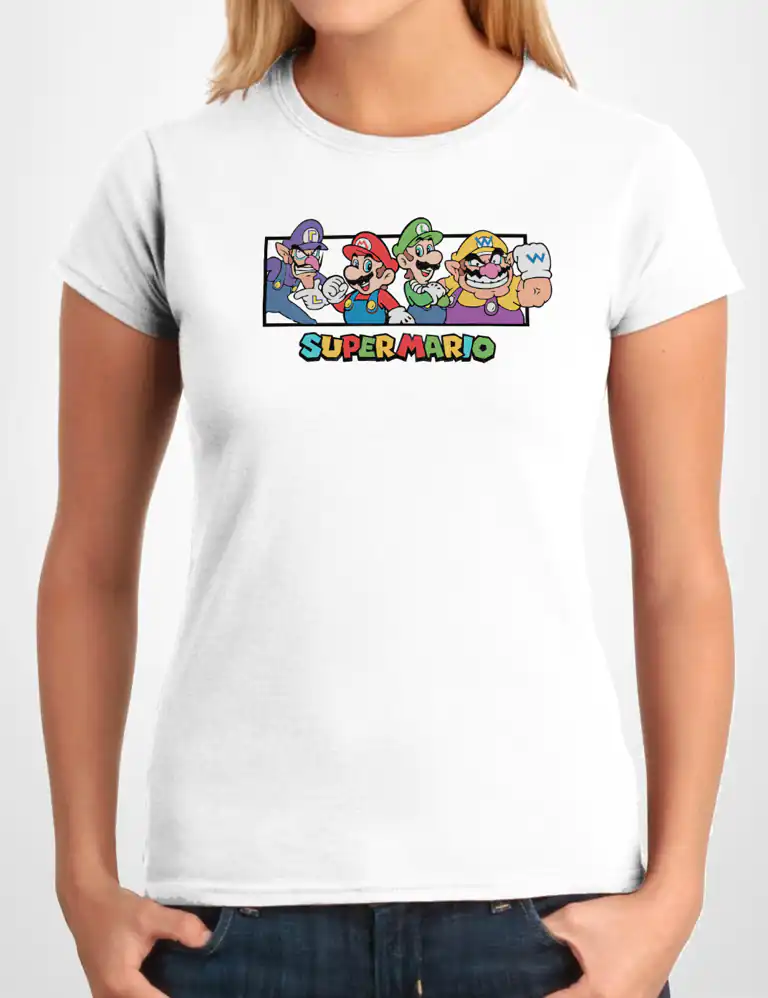 Camiseta Chica Super Mario