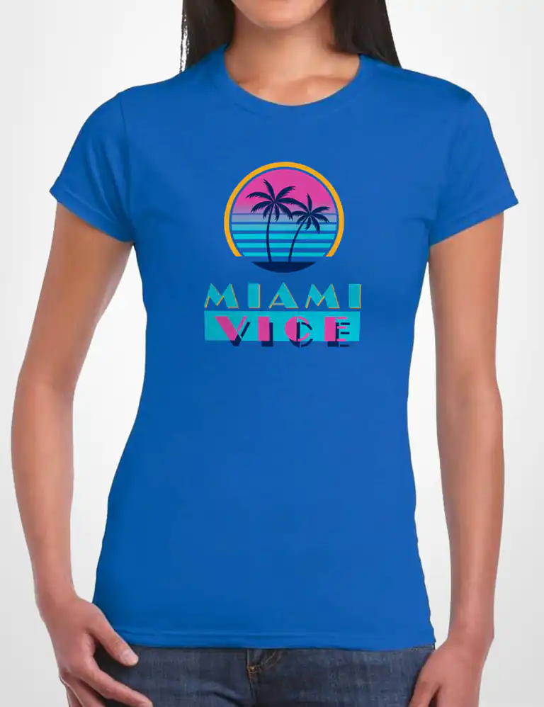 Camiseta Chica Miami Vice