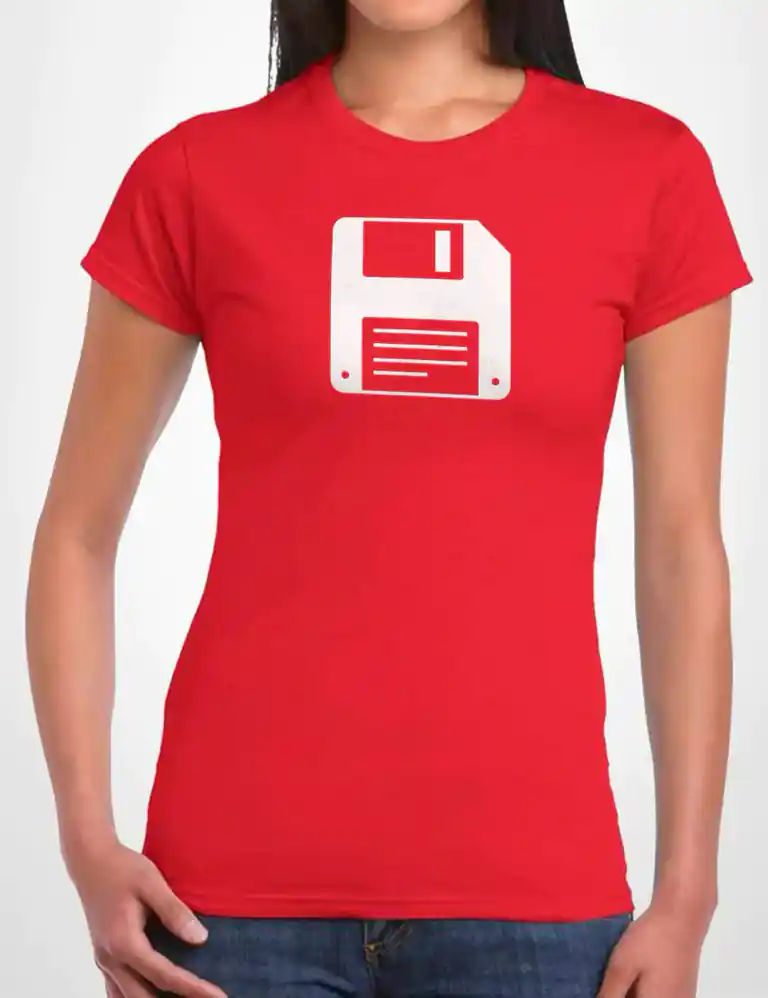 Camiseta Chica Diskette