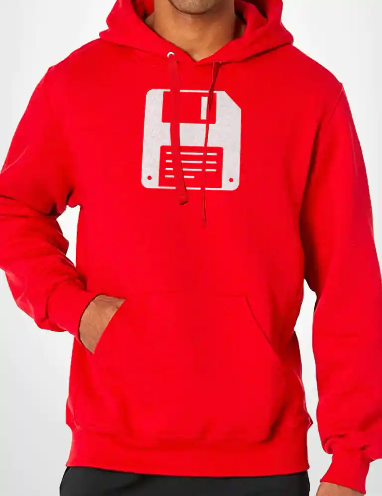 Sudadera Capucha Diskette