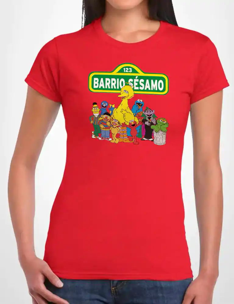 Camiseta Chica Barrio Sesamo 2