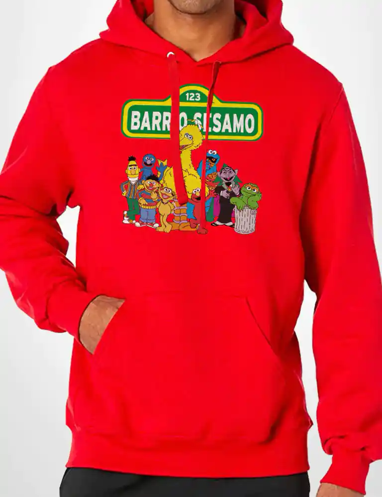 Sudadera Capucha Barrio Sesamo 2