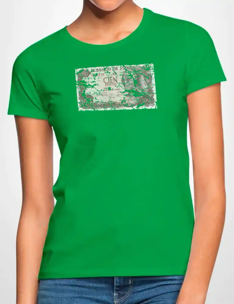 Camiseta Chica 100 Pesetas