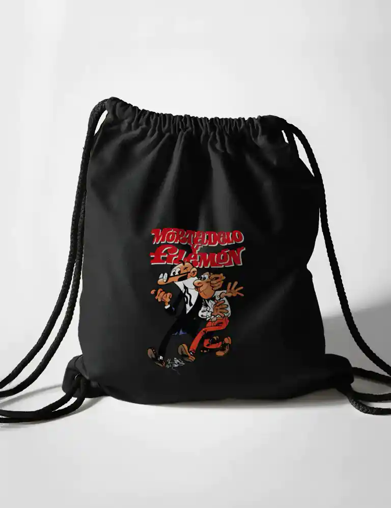 Bolsa Mochila Mortadelo Y Filemon 2