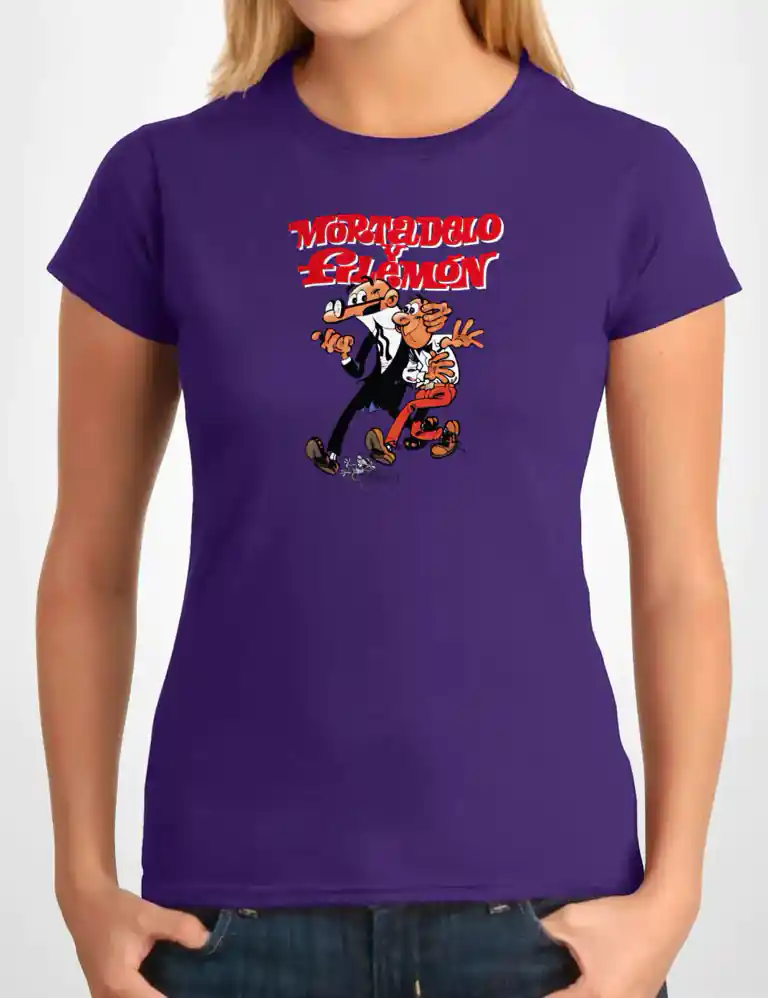Camiseta Chica Mortadelo Y Filemon 2