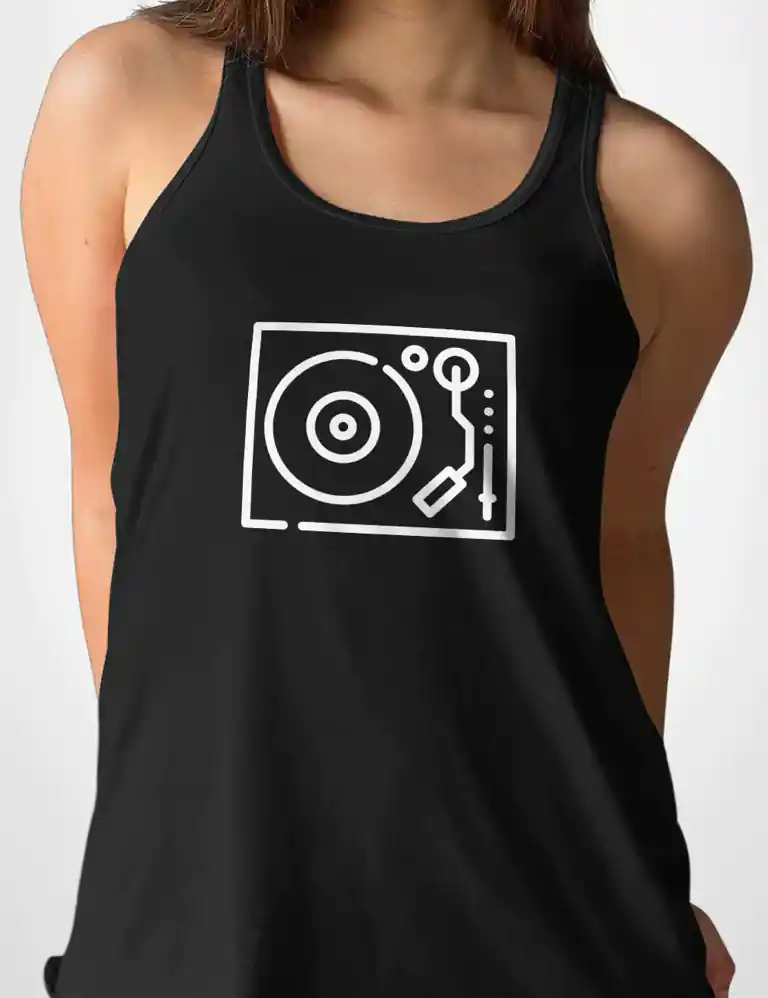 Camiseta Tirantes Tocadiscos