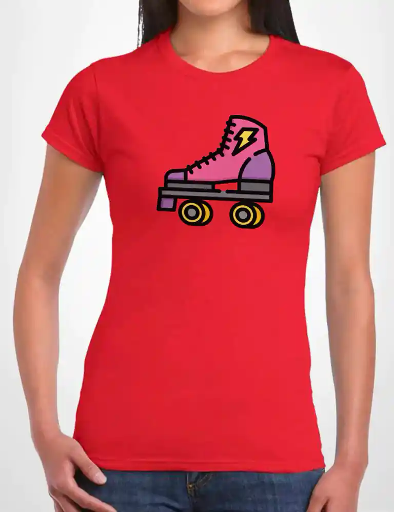Camiseta Chica Patines