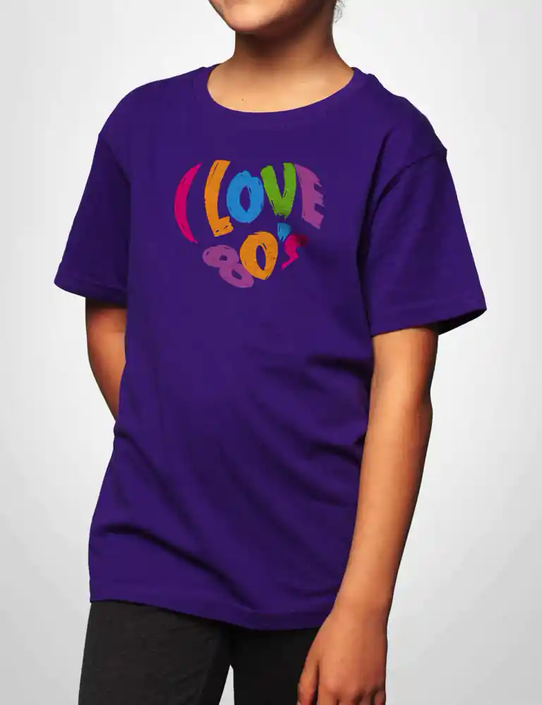 Camiseta Niño I Love 80