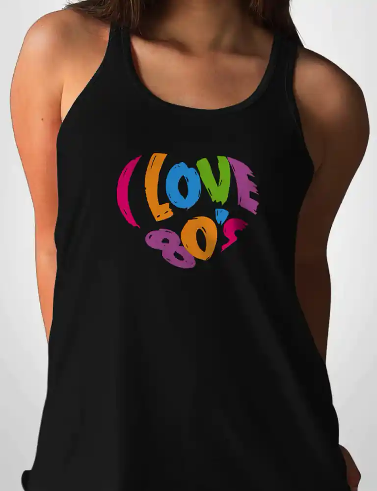 Camiseta Tirantes I Love 80