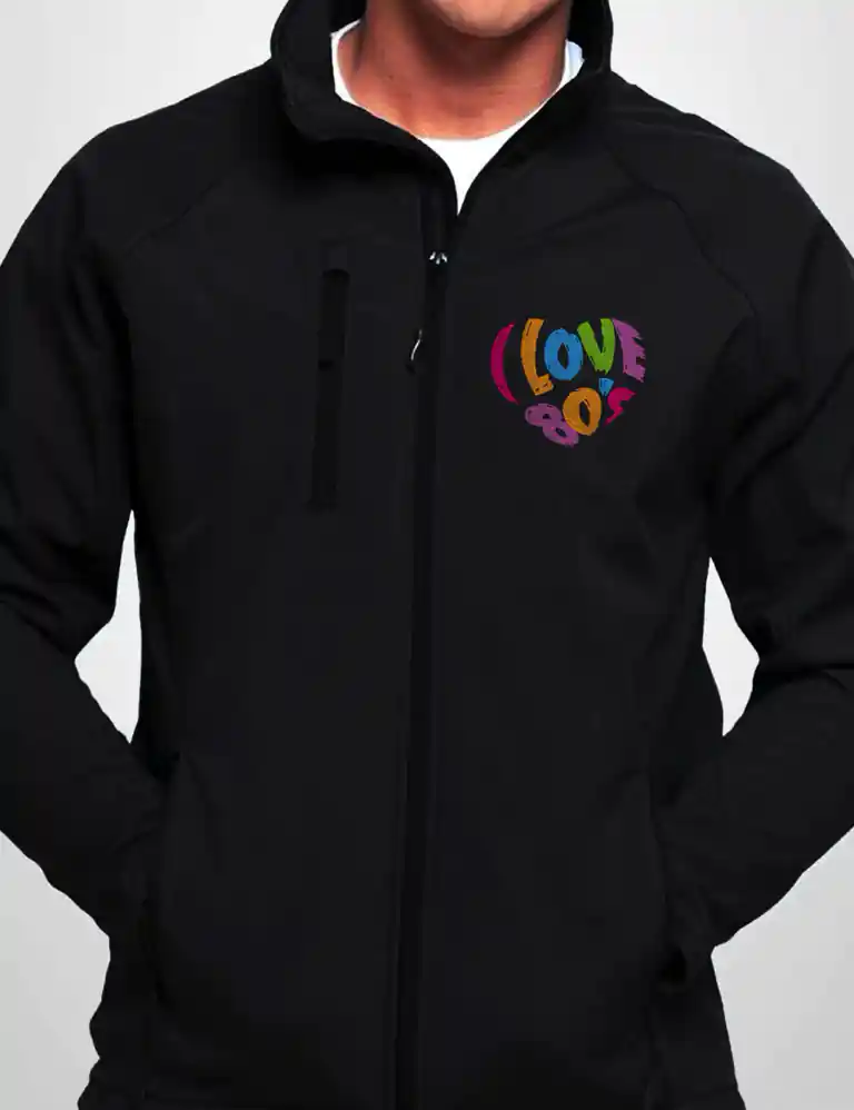 Chaqueta Softshell I Love 80