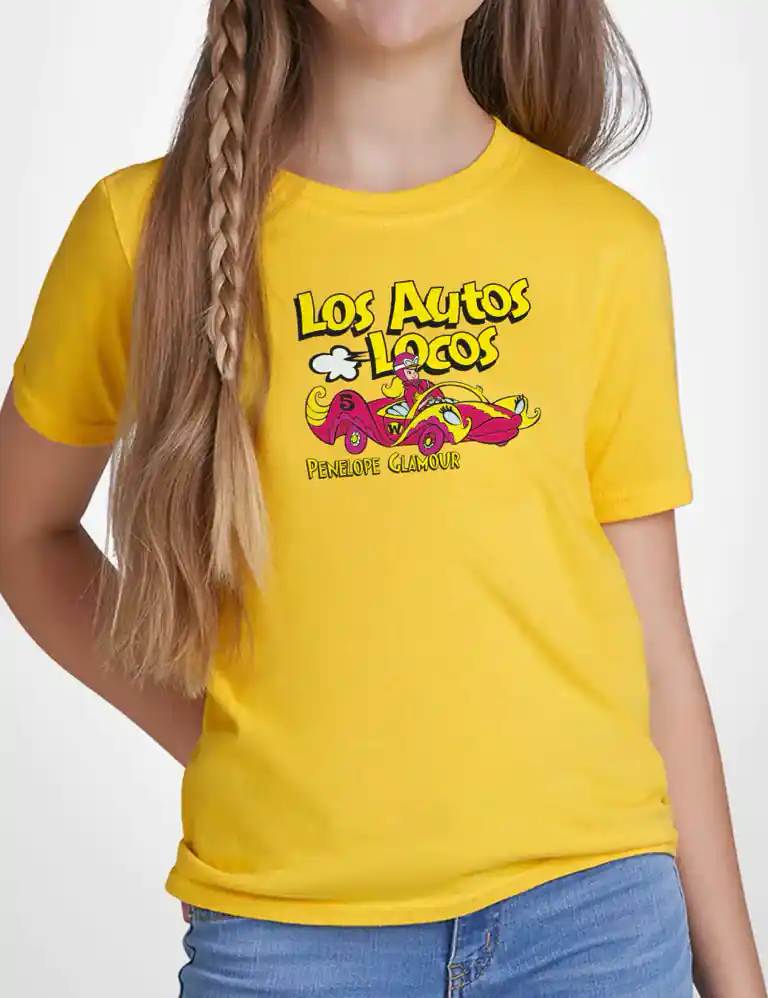 Camiseta Niño Los Autos Locos Penelope