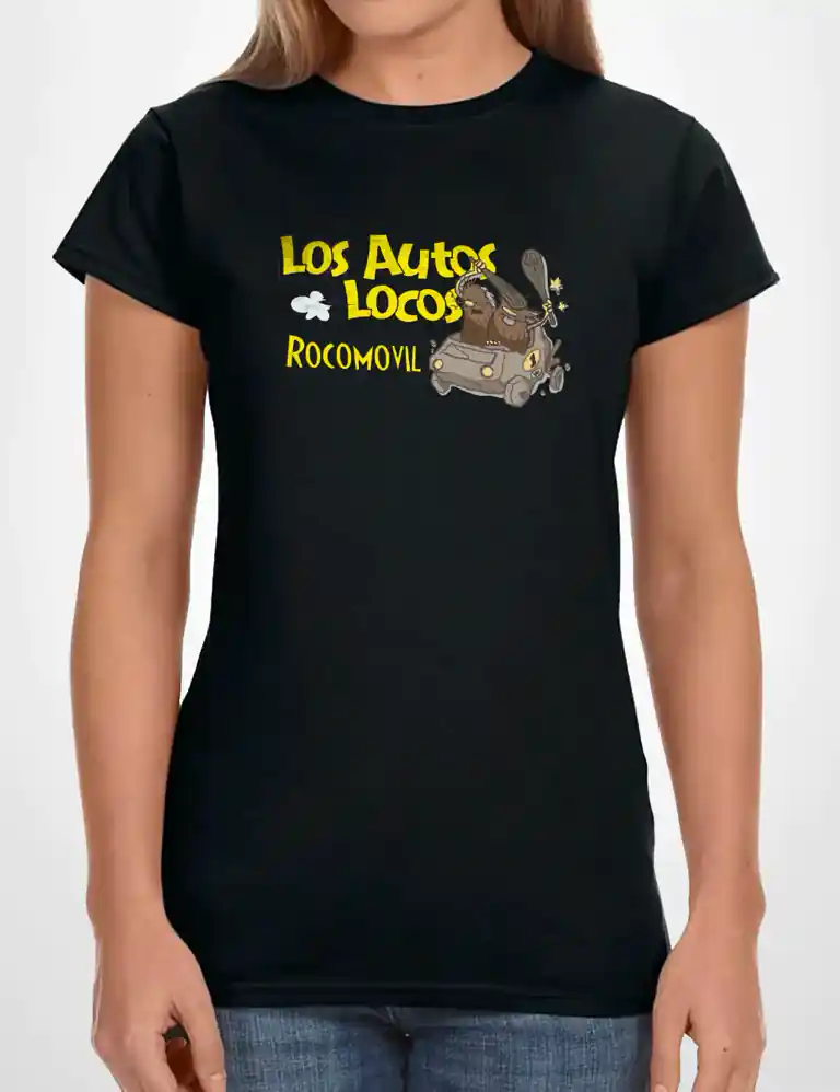 Camiseta Chica Los Autos Locos Rocomovil