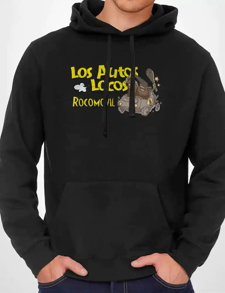 Sudadera Capucha Los Autos Locos Rocomovil
