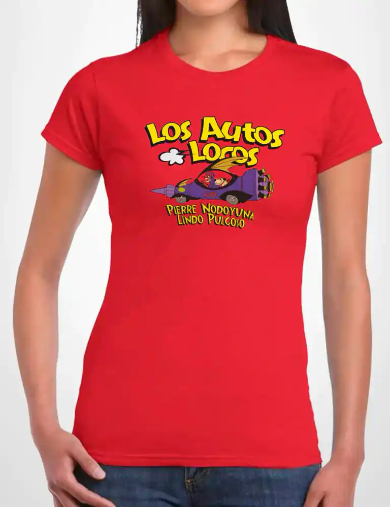 Camiseta Chica Los Autos Locos Pierre