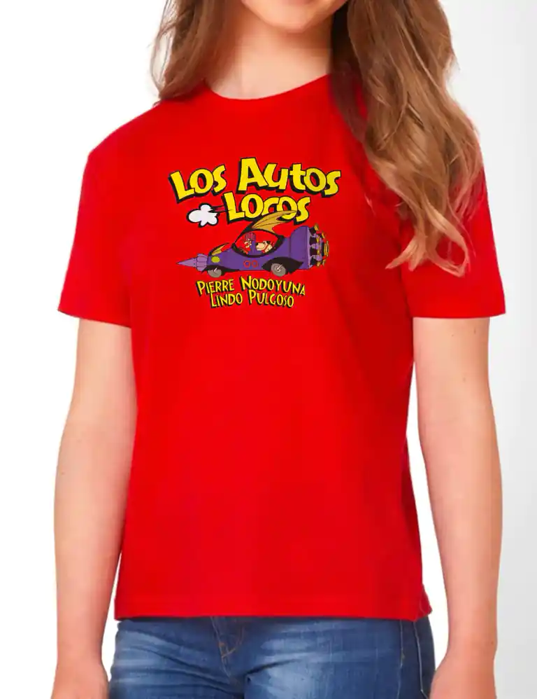 Camiseta Niño Los Autos Locos Pierre