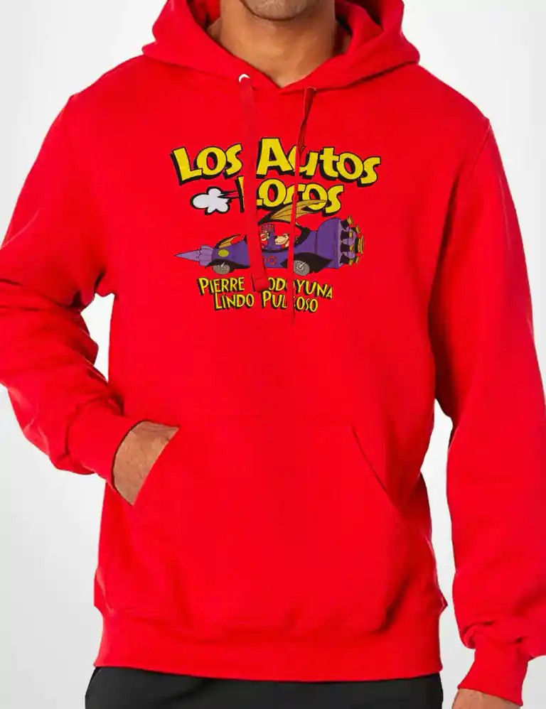 Sudadera Capucha Los Autos Locos Pierre