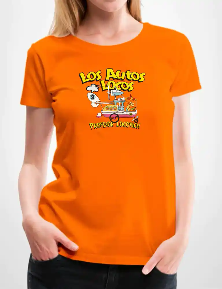 Camiseta Chica Los Autos Locos Locovich