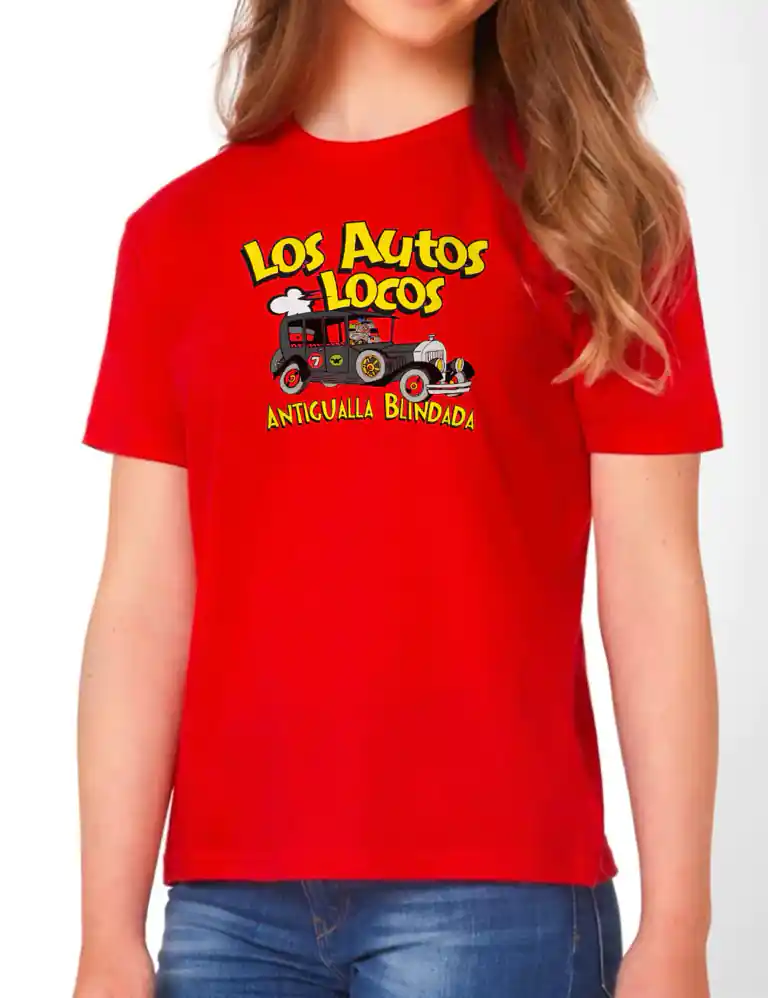 Camiseta Niño Los Autos Locos Mafio