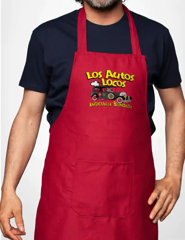 Delantal Los Autos Locos Mafio
