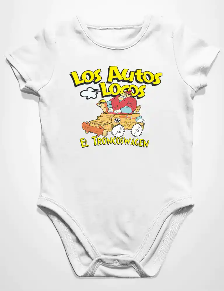 Body Bebé Los Autos Locos Troncos