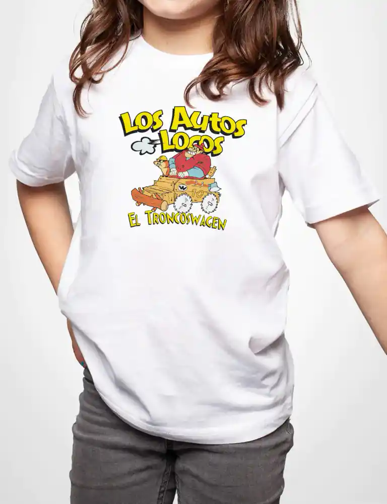 Camiseta Niño Los Autos Locos Troncos