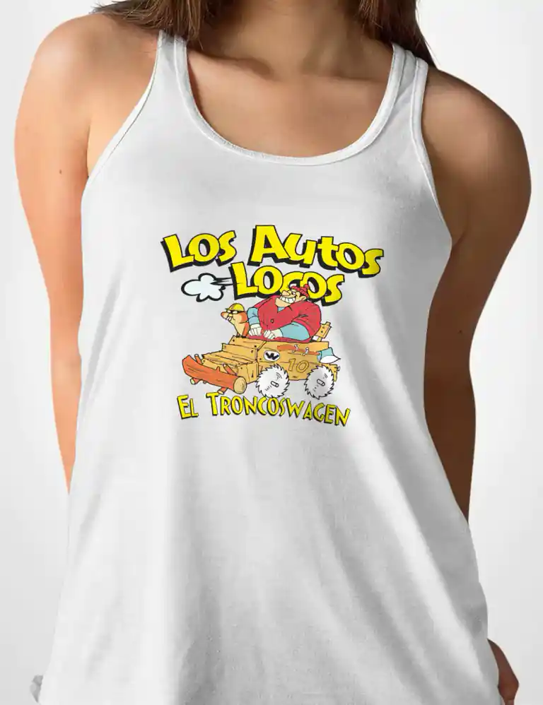 Camiseta Tirantes Los Autos Locos Troncos
