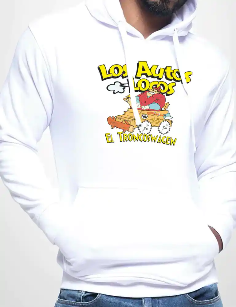Sudadera Capucha Los Autos Locos Troncos