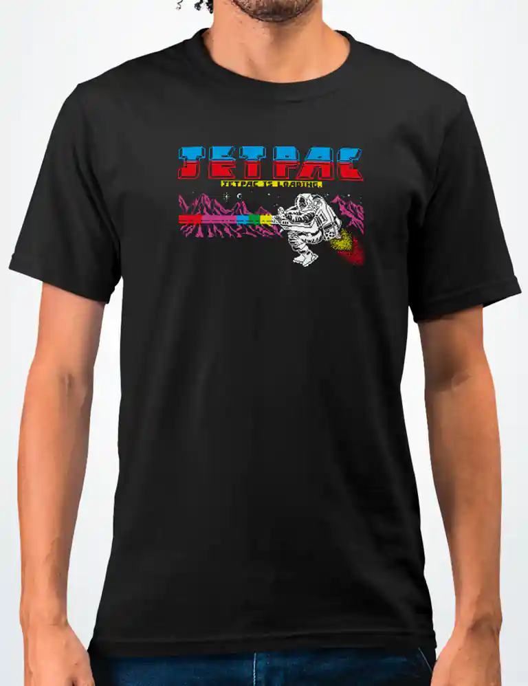 345 JETPAC CAMISETA UNISEX NEGRO A