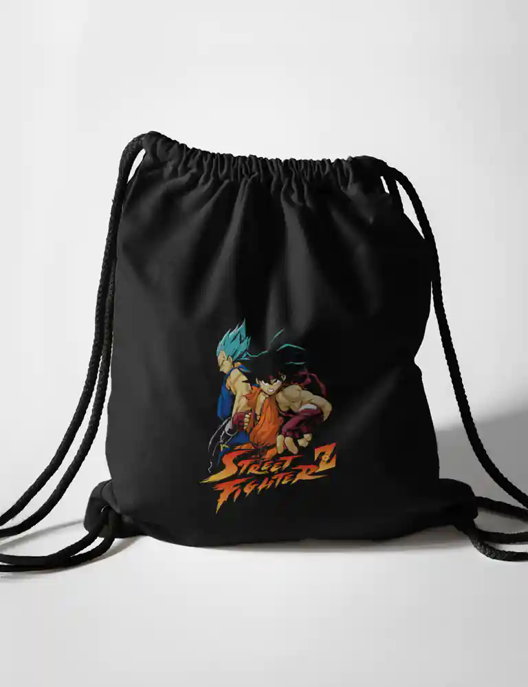 346 STREET FIGHTER BOLSA MOCHILA NEGRO A