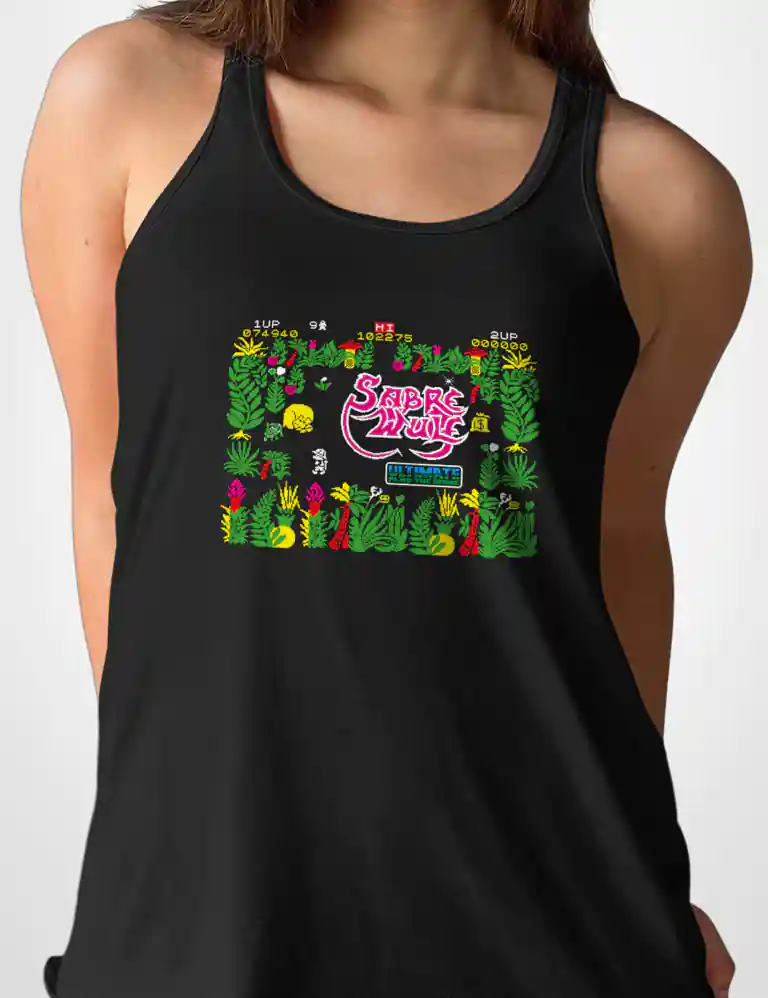 349 SABRE CAMISETA TIRANTES NEGRO A