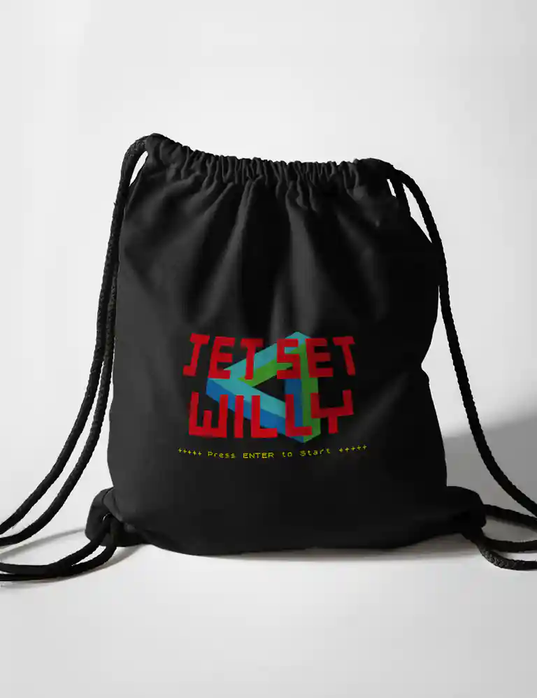 350 JETSET WILLY BOLSA MOCHILA NEGRO A