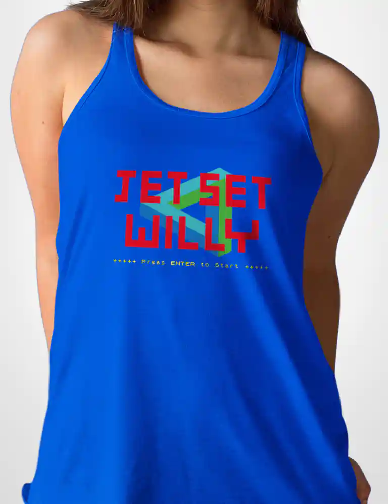 350 JETSET WILLY CAMISETA TIRANTES AZULON A