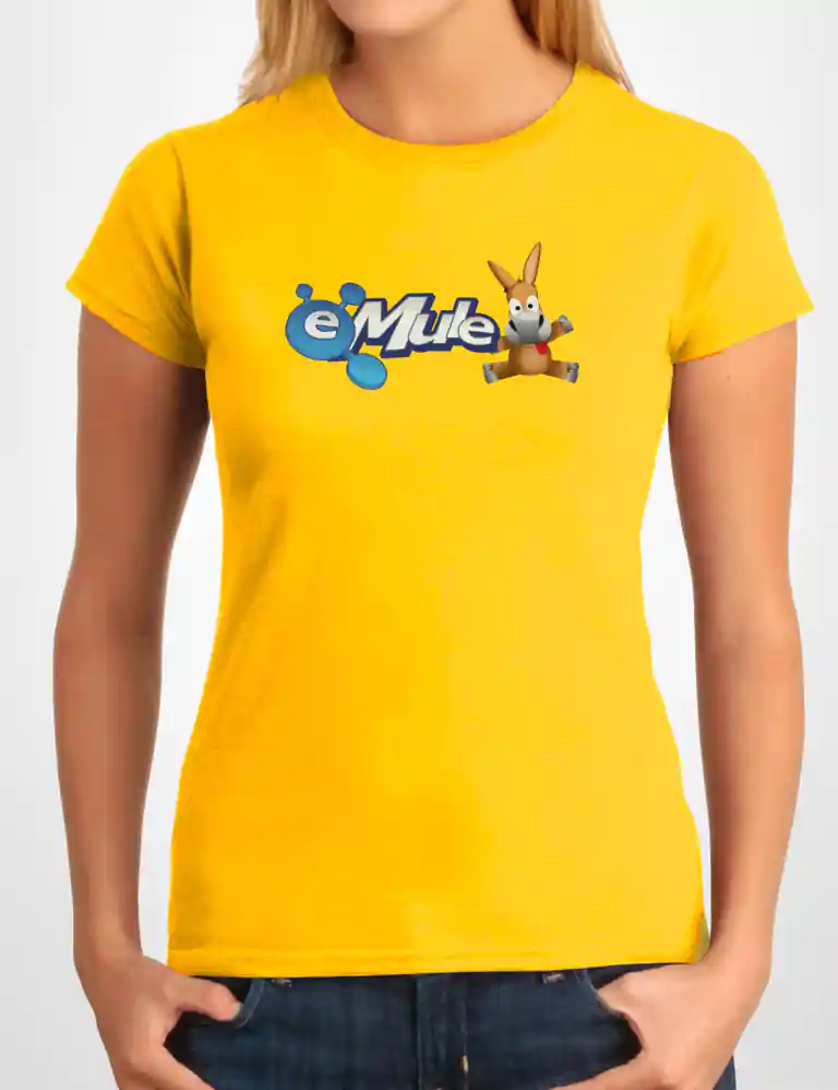 353 EMULE CAMISETA CHICA AMARILLO A